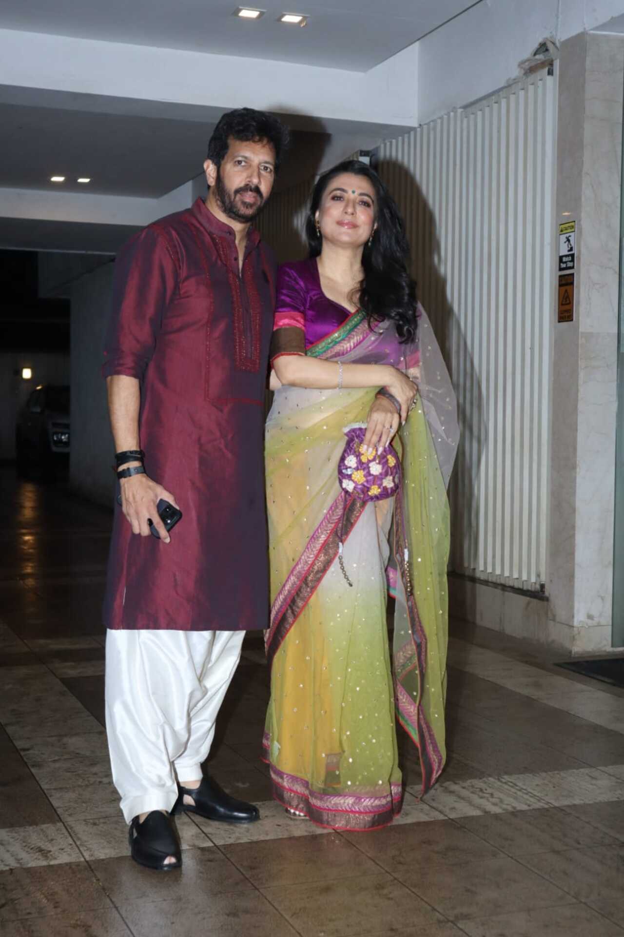 Kabir Khan and his wife Mini Mathur were present too. The couple posed for pictures